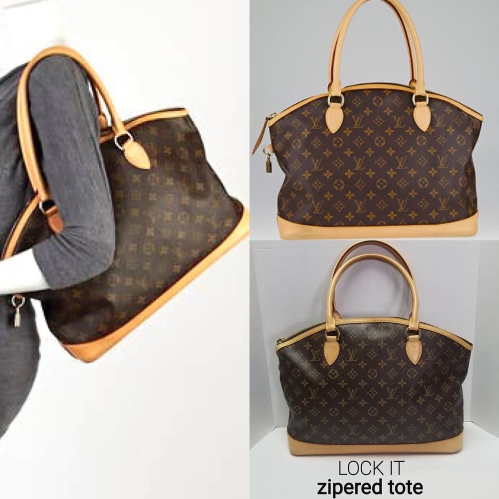 💎 RARE 💎 LOUIS VUITTON LOCK IT ZIPPER BAG